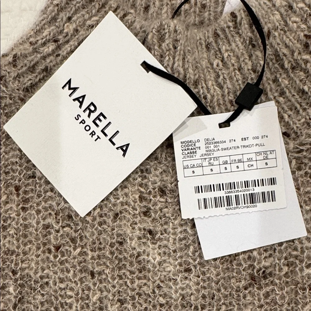 NWT MARELLA Delia Mohair and Alpaca Sweater - Picture 4 of 7